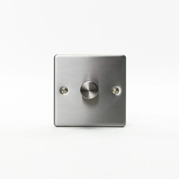 Status 1 Gang 250W 1 Way Stainless Steel Dimmer 4 Status 1 Gang 250W 1 Way Stainless Steel Dimmer - Image 4