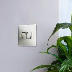 Status 2 Gang 2 Way Stainless Steel Light Switch