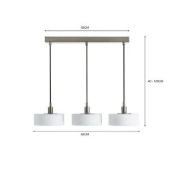 Dunelm Amelie 3 Light Bar Fitting -Lava Lamp Shop 30768670 alt07