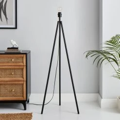 Alternative view of Dunelm Santos Tripod Floor Lamp Base