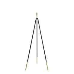 Dunelm Santos Tripod Black Gold Floor Lamp Base -Lava Lamp Shop 30770045 alt05