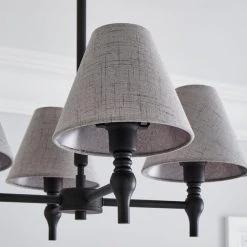 Dorma Bedford 4 Light Black Ceiling Fitting 8 Dorma Bedford 4 Light Black Ceiling Fitting -Lava Lamp Shop 30770066 alt02