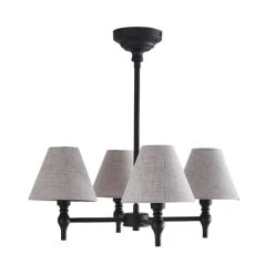 Dorma Bedford 4 Light Black Ceiling Fitting 10 Dorma Bedford 4 Light Black Ceiling Fitting -Lava Lamp Shop 30770066 alt05