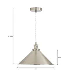 Dunelm Logan 1 Light Ceiling Fitting -Lava Lamp Shop 30770067 alt07