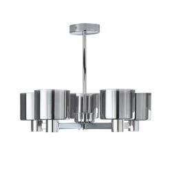 Dunelm Erin Ceiling 5 Light Smoked Ceiling Fitting -Lava Lamp Shop 30770070 alt05