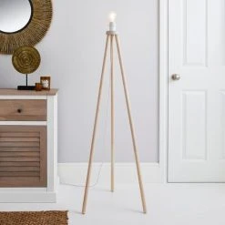 Dunelm Ambra Tripod Floor Lamp Base