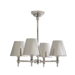 Dorma Bedford 4 Light Polished Nickel Ceiling Fitting -Lava Lamp Shop 30770080 alt05