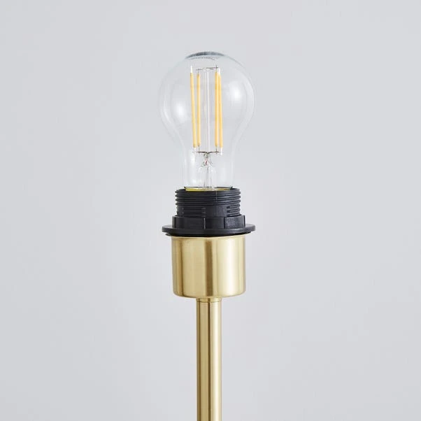 Dunelm Clara Brass Floor Lamp Base 3 Dunelm Clara Brass Floor Lamp Base - Image 3