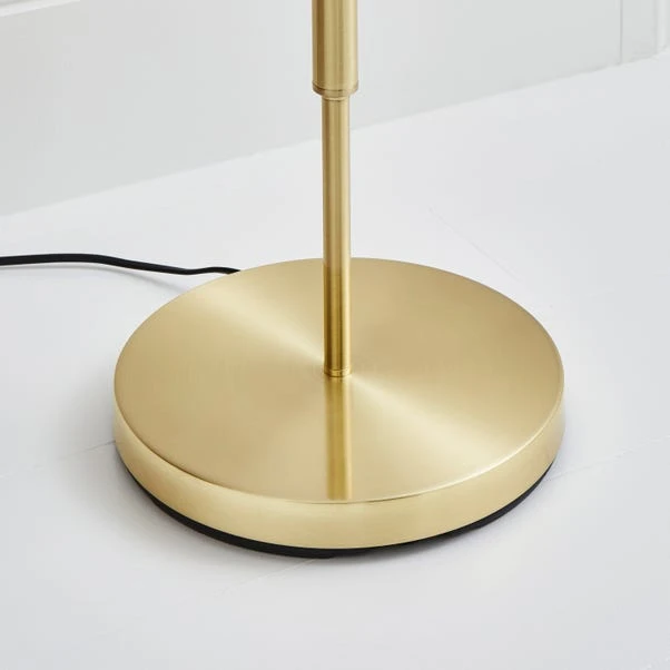 Dunelm Clara Brass Floor Lamp Base 4 Dunelm Clara Brass Floor Lamp Base - Image 4