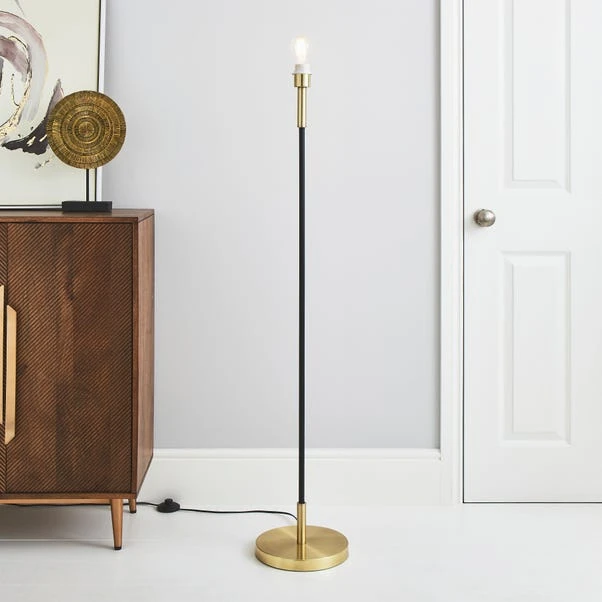 Dunelm Clara Black Floor Lamp Base 1 Dunelm Clara Black Floor Lamp Base