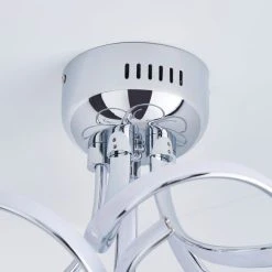 Dunelm Cortez 5 Light Integrated LED Swirl Semi-Flush Ceiling Fitting 9 Dunelm Cortez 5 Light Integrated LED Swirl Semi-Flush Ceiling Fitting -Lava Lamp Shop 30781655 alt03