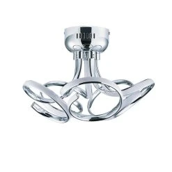 Dunelm Cortez 5 Light Integrated LED Swirl Semi-Flush Ceiling Fitting 10 Dunelm Cortez 5 Light Integrated LED Swirl Semi-Flush Ceiling Fitting -Lava Lamp Shop 30781655 alt04