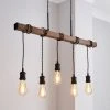 Dunelm Fulton 5 Light Bar Diner Ceiling Fitting