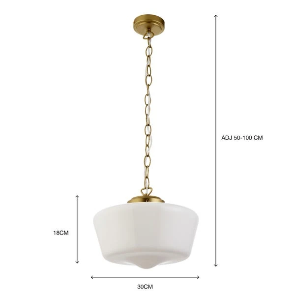 Dunelm Mondez Bathroom 1 Light Pendant Ceiling Fitting 5 Dunelm Mondez Bathroom 1 Light Pendant Ceiling Fitting - Image 5