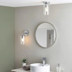 Dunelm Fryer Chrome Bathroom 1 Light Flush Ceiling Fitting 10 Dunelm Fryer Chrome Bathroom 1 Light Flush Ceiling Fitting -Lava Lamp Shop 30789840 alt04