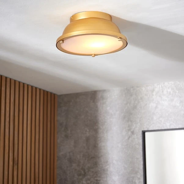 Dunelm Barton Bathroom 1 Light Flush Ceiling Fitting 1 Dunelm Barton Bathroom 1 Light Flush Ceiling Fitting