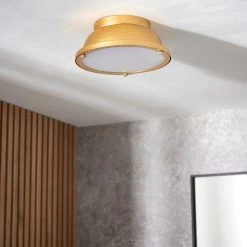 Alternative view of Dunelm Barton Bathroom 1 Light Flush Ceiling Fitting