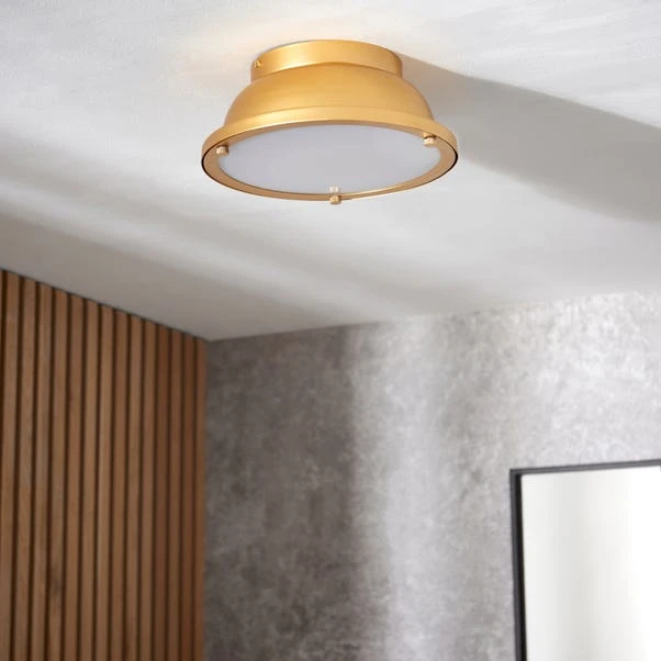 Dunelm Barton Bathroom 1 Light Flush Ceiling Fitting 2 Dunelm Barton Bathroom 1 Light Flush Ceiling Fitting - Image 2