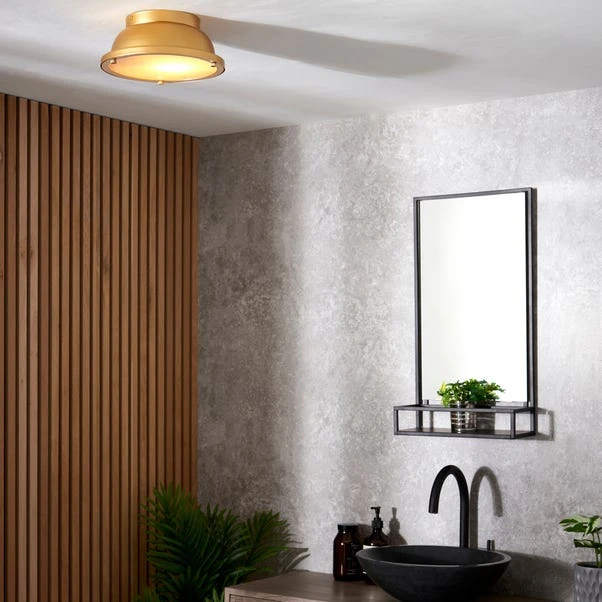 Dunelm Barton Bathroom 1 Light Flush Ceiling Fitting 5 Dunelm Barton Bathroom 1 Light Flush Ceiling Fitting - Image 5