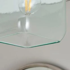 Dunelm Lucia Green Bathroom 1 Light Flush Ceiling Fitting -Lava Lamp Shop 30789861 alt02