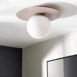 Alternative view of Dunelm Tela Bathroom 1 Light Flush Ceiling Fitting