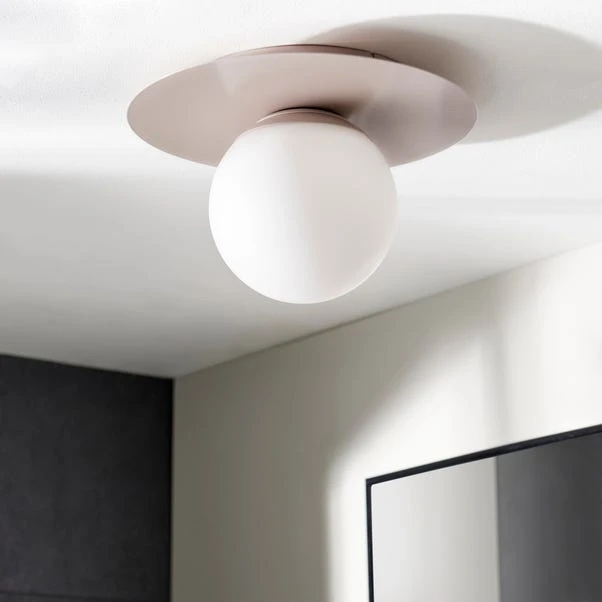 Dunelm Tela Bathroom 1 Light Flush Ceiling Fitting 2 Dunelm Tela Bathroom 1 Light Flush Ceiling Fitting - Image 2