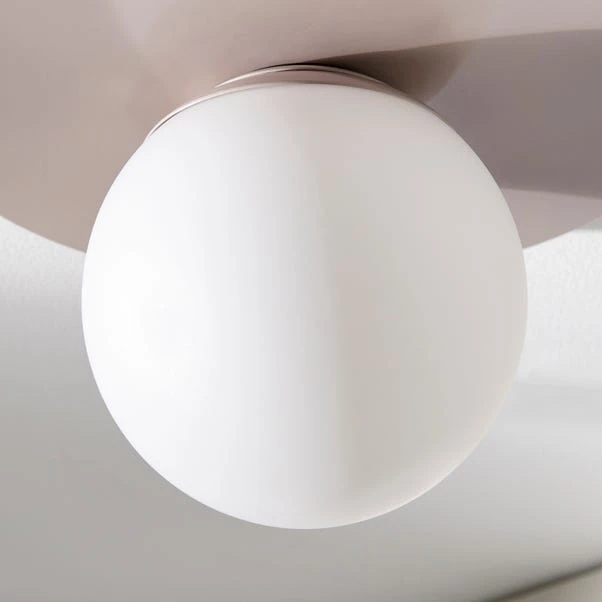 Dunelm Tela Bathroom 1 Light Flush Ceiling Fitting 3 Dunelm Tela Bathroom 1 Light Flush Ceiling Fitting - Image 3