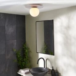 Dunelm Tela Bathroom 1 Light Flush Ceiling Fitting 10 Dunelm Tela Bathroom 1 Light Flush Ceiling Fitting -Lava Lamp Shop 30789862 alt04