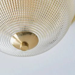Dunelm Gleeson Prismatic Bathroom 1 Light Flush Ceiling Fitting -Lava Lamp Shop 30789883 alt02