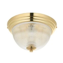 Dunelm Gleeson Prismatic Bathroom 1 Light Flush Ceiling Fitting -Lava Lamp Shop 30789883 alt05