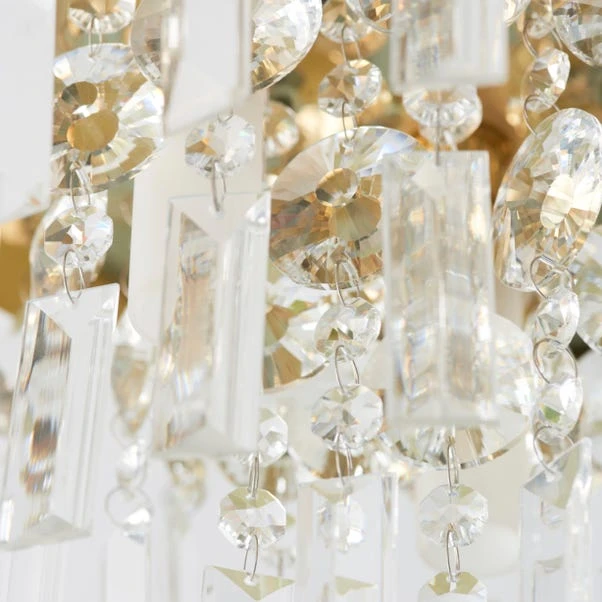 Dunelm Bel Air Satin Gold Bathroom 3 Light Flush Ceiling Fitting 3 Dunelm Bel Air Satin Gold Bathroom 3 Light Flush Ceiling Fitting - Image 3
