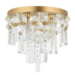 Dunelm Bel Air Satin Gold Bathroom 3 Light Flush Ceiling Fitting 11 Dunelm Bel Air Satin Gold Bathroom 3 Light Flush Ceiling Fitting -Lava Lamp Shop 30789884 alt05
