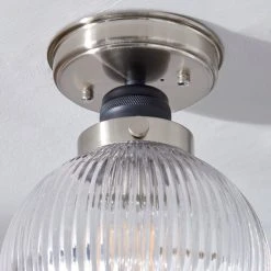 Dunelm Broden Ribbed 1 Light Flush Bathroom Ceiling Fitting 9 Dunelm Broden Ribbed 1 Light Flush Bathroom Ceiling Fitting -Lava Lamp Shop 30789886 alt03