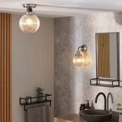 Dunelm Broden Ribbed 1 Light Flush Bathroom Ceiling Fitting 10 Dunelm Broden Ribbed 1 Light Flush Bathroom Ceiling Fitting -Lava Lamp Shop 30789886 alt04