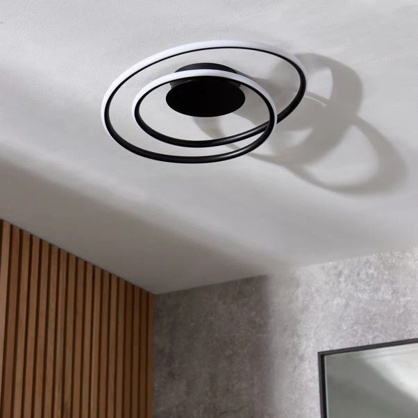 Dunelm Langdon Bathroom Integrated LED Flush Ceiling Fitting 2 Dunelm Langdon Bathroom Integrated LED Flush Ceiling Fitting - Image 2