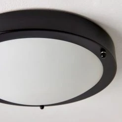 Dunelm Pluto Black Bathroom 1 Light Flush Ceiling Fitting 9 Dunelm Pluto Black Bathroom 1 Light Flush Ceiling Fitting -Lava Lamp Shop 30789911 alt03