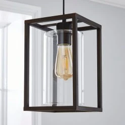 Alternative view of Dunelm London Industrial 1 Light Pendant Bronze Ceiling Fitting