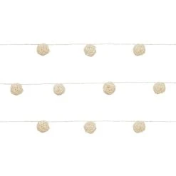 Dunelm Rattan Ball LED String Lights -Lava Lamp Shop 30798473 alt04