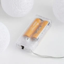 Dunelm Fabric Ball LED String Lights 8 Dunelm Fabric Ball LED String Lights -Lava Lamp Shop 30798474 alt03