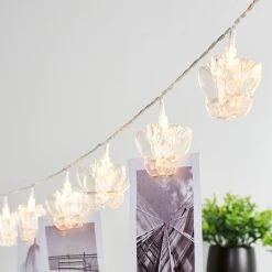 Dunelm Butterfly Clips LED String Lights
