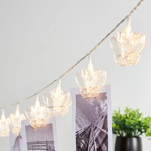 Dunelm Butterfly Clips LED String Lights 1 Dunelm Butterfly Clips LED String Lights