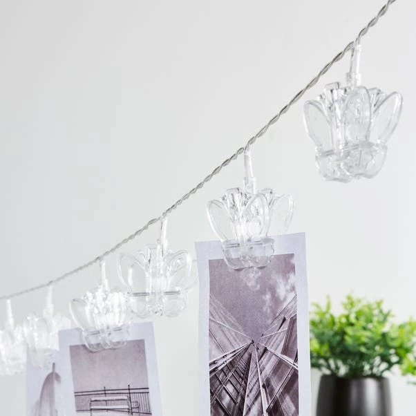 Dunelm Butterfly Clips LED String Lights 2 Dunelm Butterfly Clips LED String Lights - Image 2