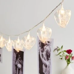 Dunelm Heart Clips LED String Lights
