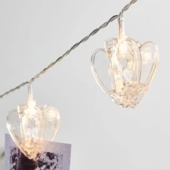 Dunelm Heart Clips LED String Lights 7 Dunelm Heart Clips LED String Lights -Lava Lamp Shop 30798476 alt02