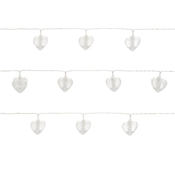 Dunelm Heart Clips LED String Lights 5 Dunelm Heart Clips LED String Lights - Image 5