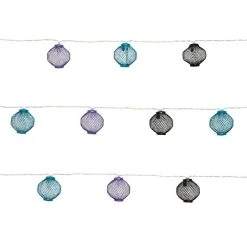 Dunelm Metal Mesh Lantern LED String Lights 9 Dunelm Metal Mesh Lantern LED String Lights -Lava Lamp Shop 30798497 alt04