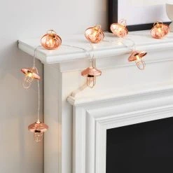 Dunelm Metal Lantern LED String Lights