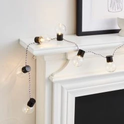 Dunelm Clear Bulb LED String Lights