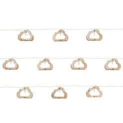 Dunelm Wooden Cloud LED String Lights 9 Dunelm Wooden Cloud LED String Lights -Lava Lamp Shop 30798500 alt04
