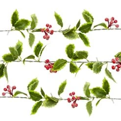 Dunelm Green Leaf And Berry LED String Lights -Lava Lamp Shop 30798503 alt04